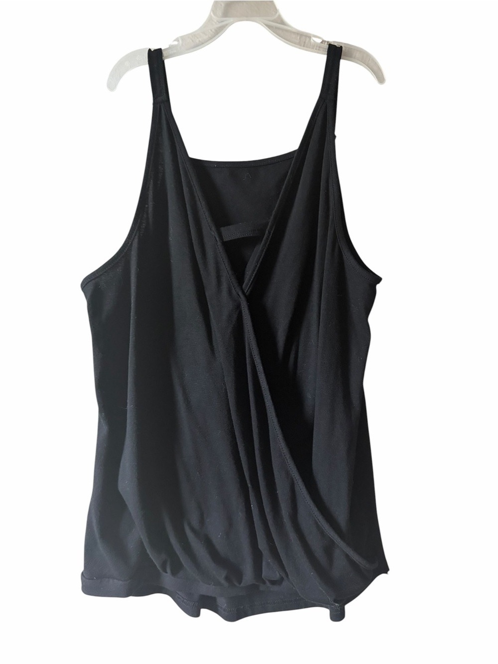 Meadow Rue Black Draped V-Neck Camisole